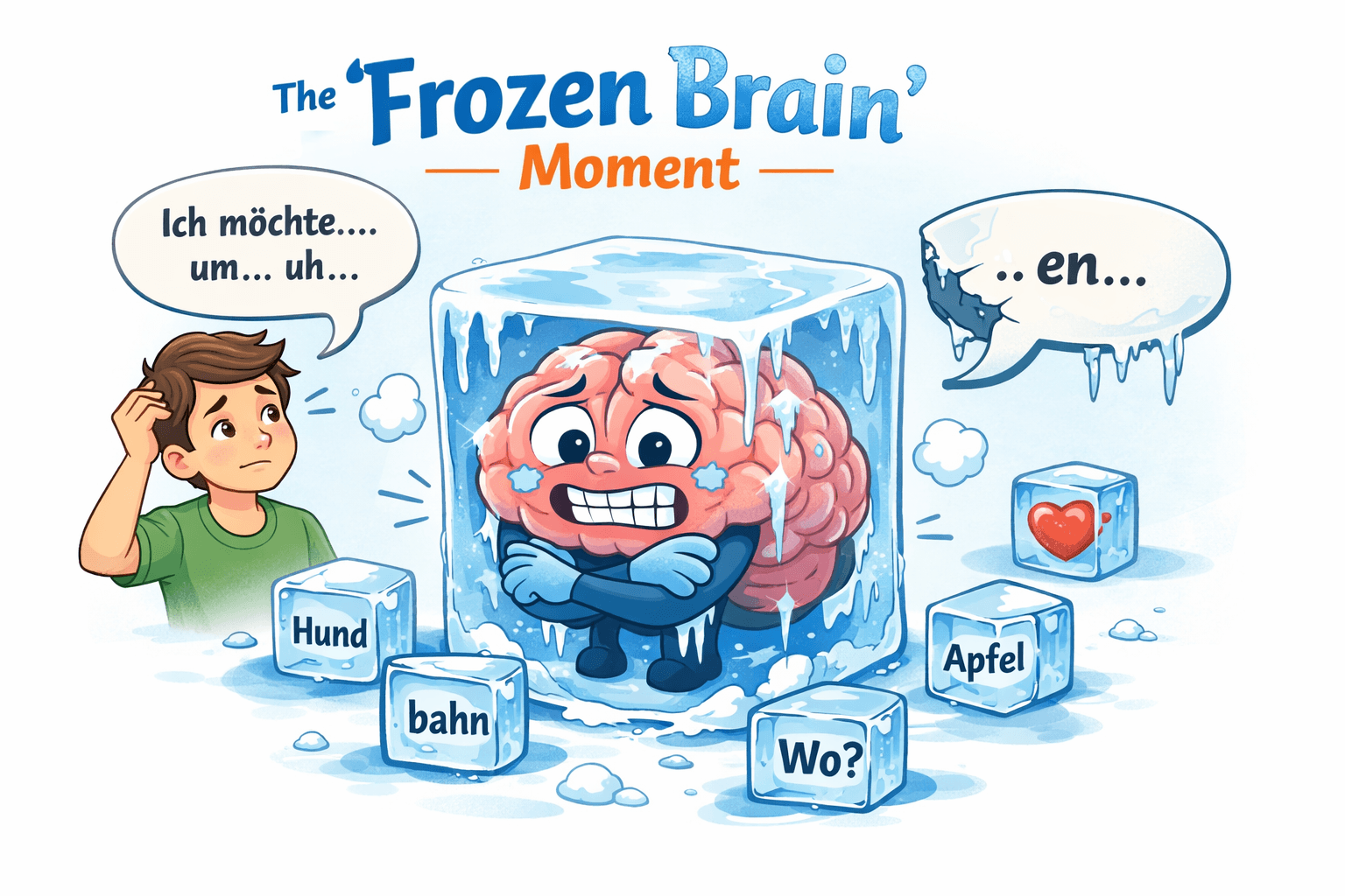 Beginner German learner preparing for real conversations