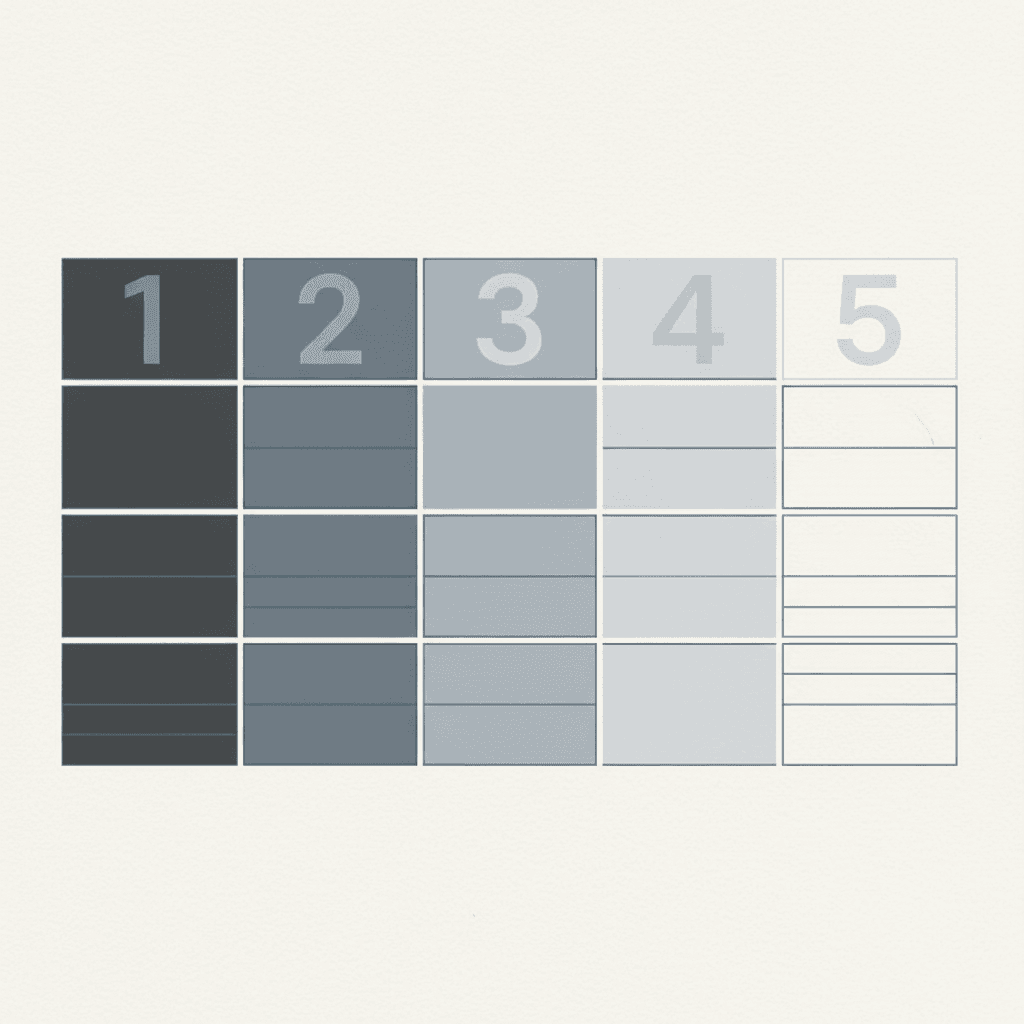 Spaced repetition calendar visualization